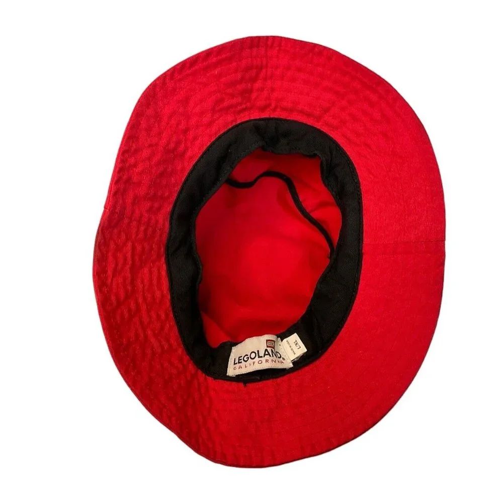 LEGOLAND California Red Bucket Hat  Size‎ L/XL Child Size